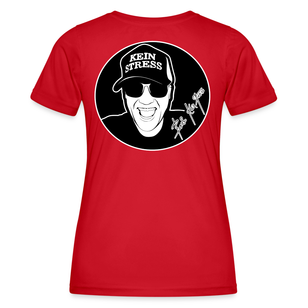Boscho Kein Stress ® Frauen Funktions-T-Shirt - Rot