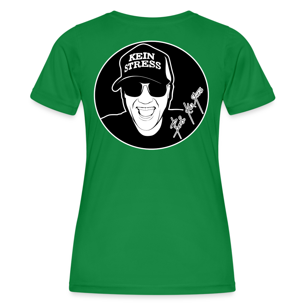 Boscho Kein Stress ® Frauen Funktions-T-Shirt - Kelly Green