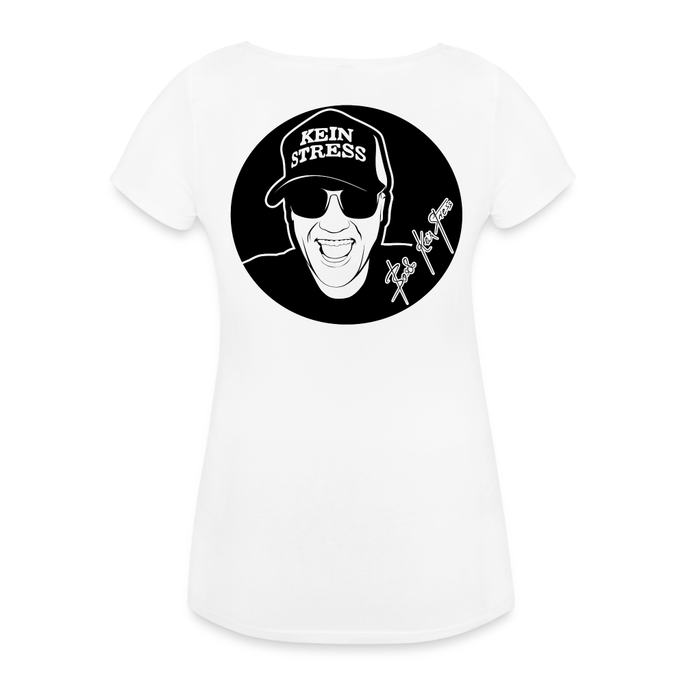 Boscho Kein Stress ® Frauen Schwangerschafts T-Shirt - weiß