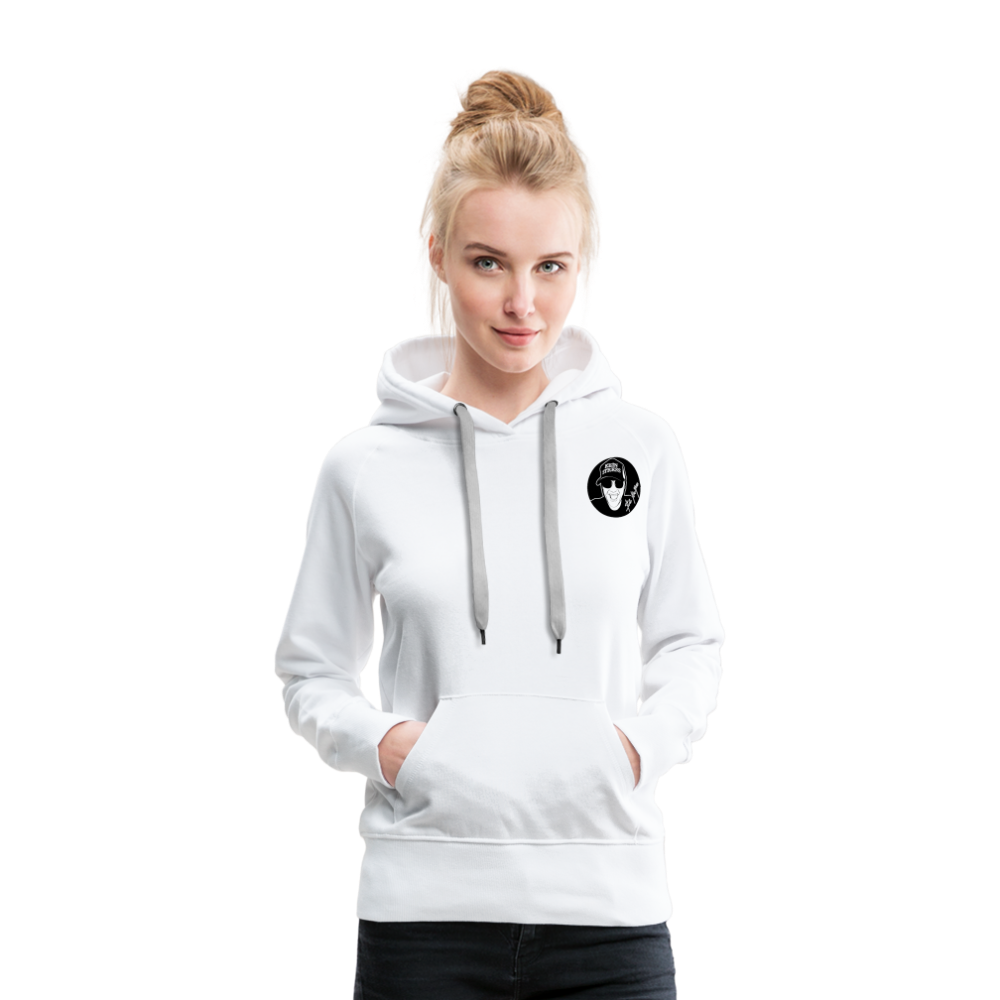Boscho Kein Stress ® Frauen Premium Hoodie - weiß