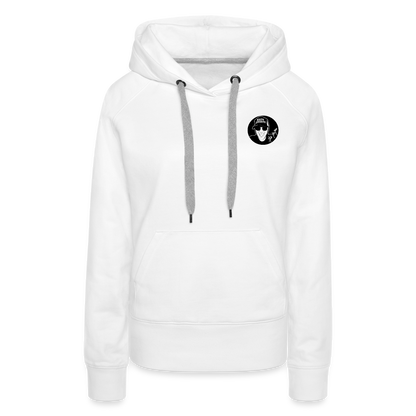 Boscho Kein Stress ® Frauen Premium Hoodie - weiß