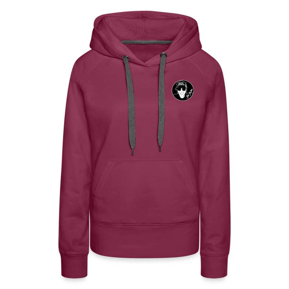 Boscho Kein Stress ® Frauen Premium Hoodie - Bordeaux