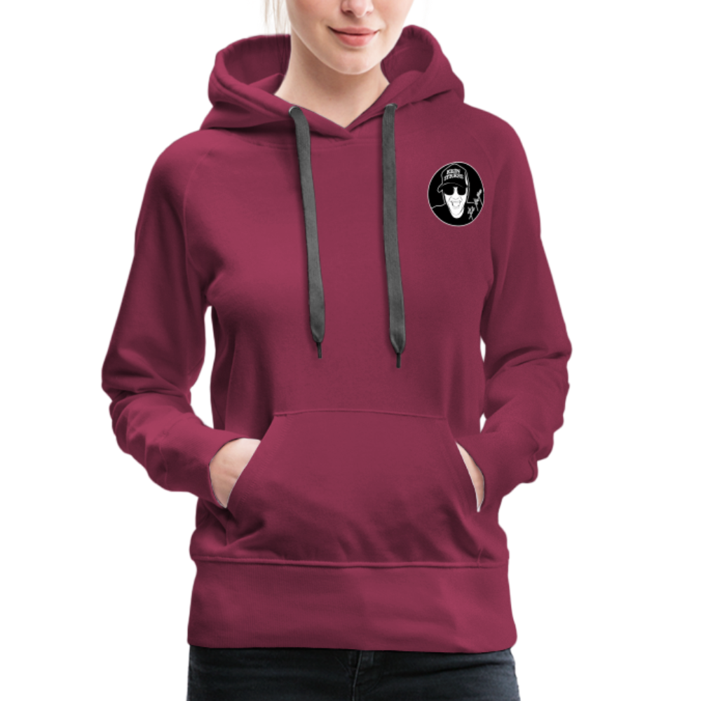 Boscho Kein Stress ® Frauen Premium Hoodie - Bordeaux