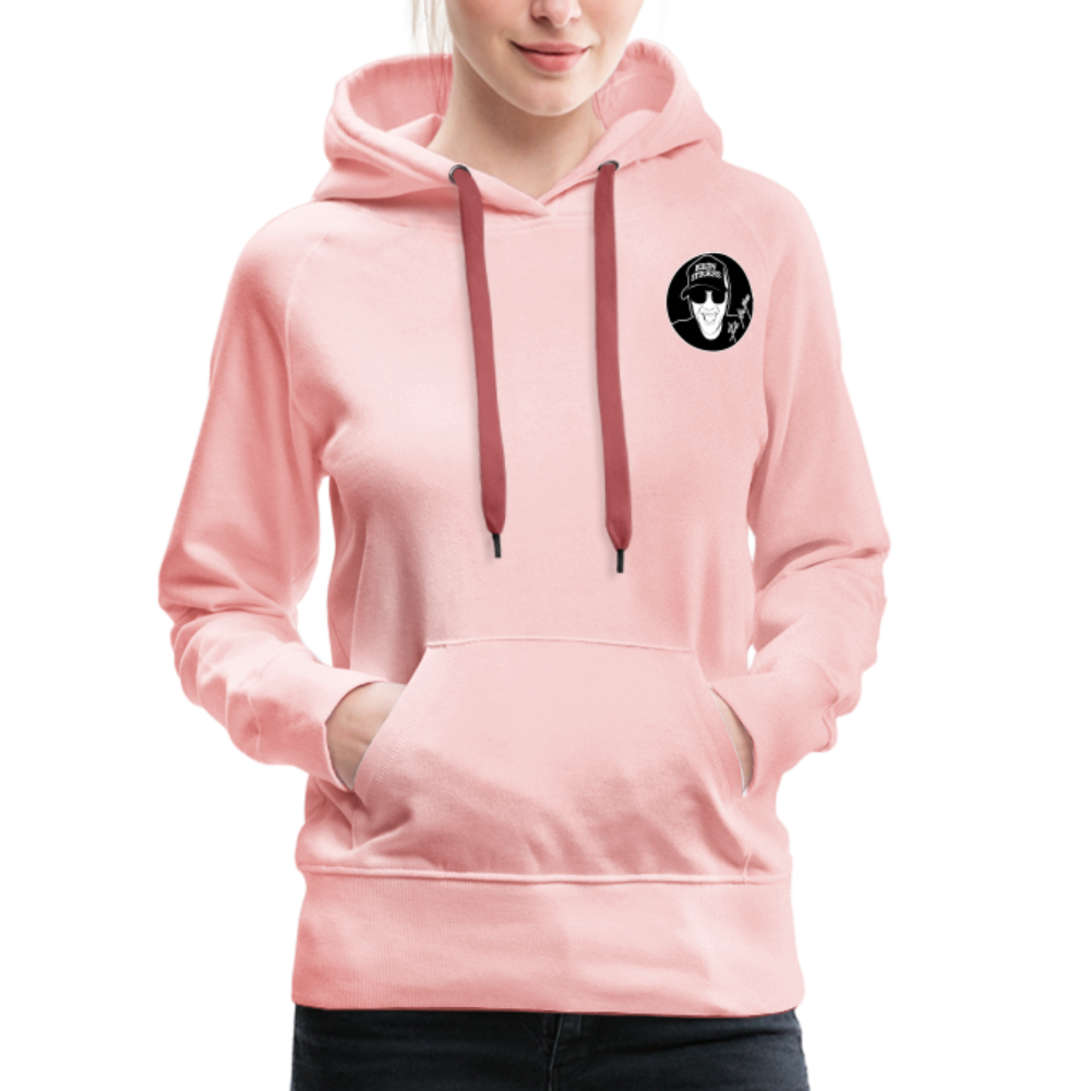 Boscho Kein Stress ® Frauen Premium Hoodie - Kristallrosa