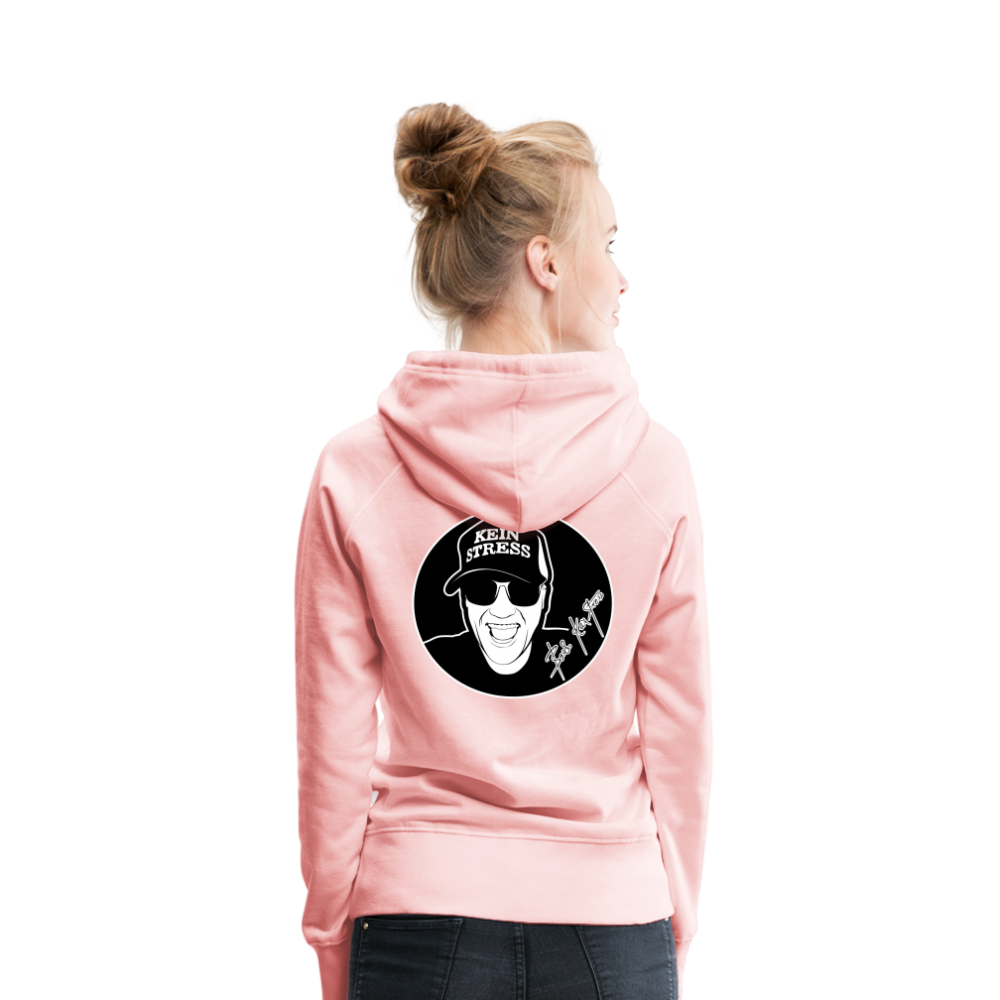 Boscho Kein Stress ® Frauen Premium Hoodie - Kristallrosa