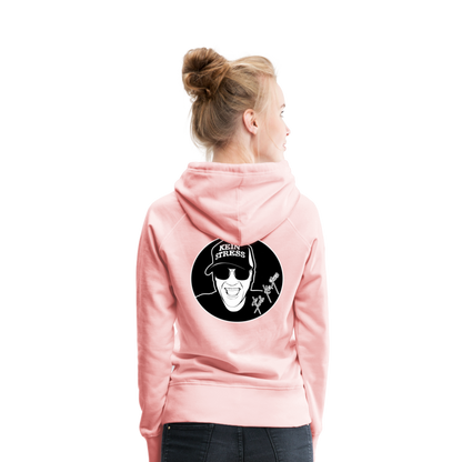 Boscho Kein Stress ® Frauen Premium Hoodie - Kristallrosa