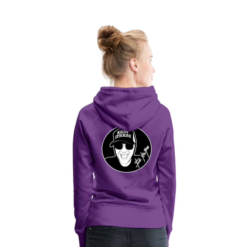 Boscho Kein Stress ® Frauen Premium Hoodie - Purple