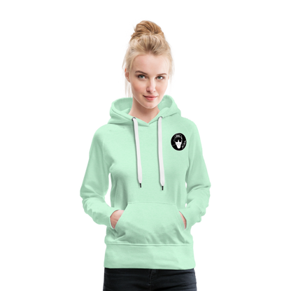 Boscho Kein Stress ® Frauen Premium Hoodie - helles Mintgrün