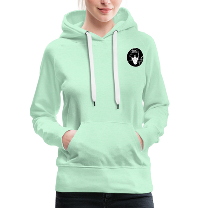 Boscho Kein Stress ® Frauen Premium Hoodie - helles Mintgrün