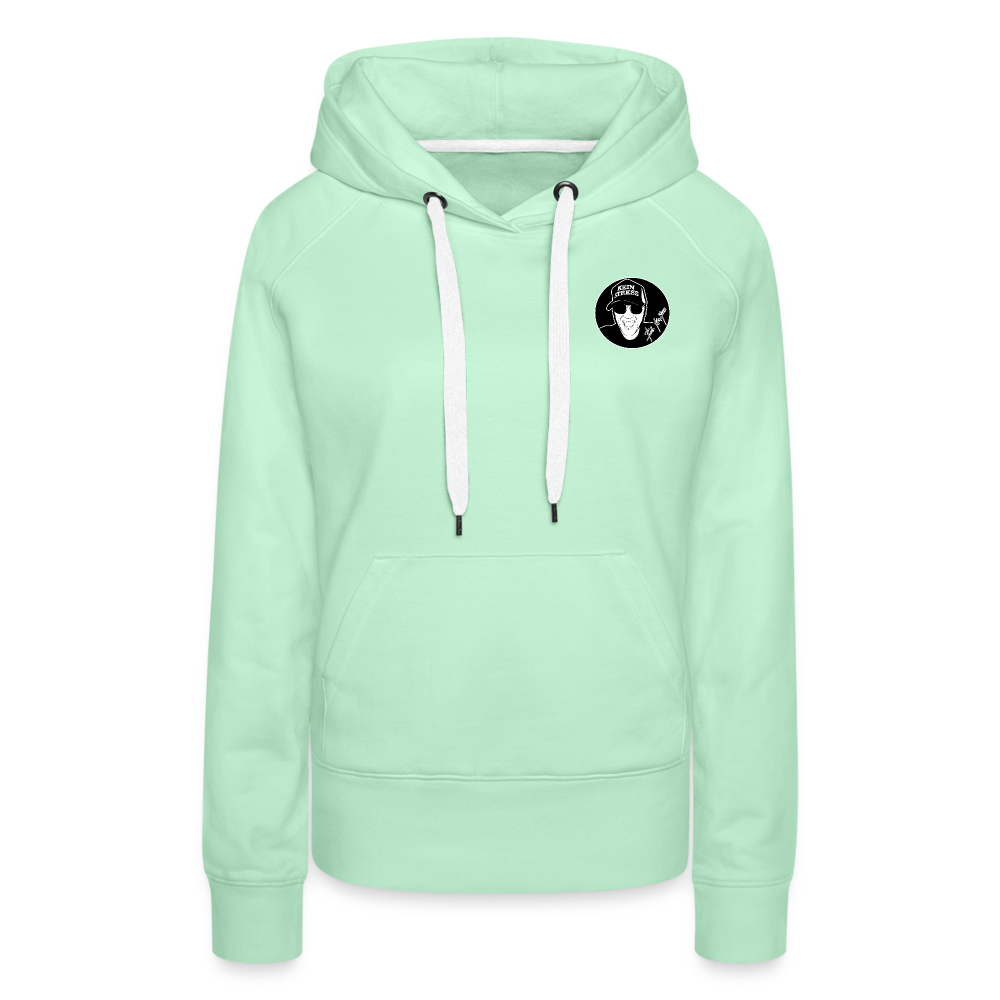 Boscho Kein Stress ® Frauen Premium Hoodie - helles Mintgrün