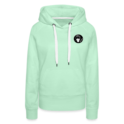 Boscho Kein Stress ® Frauen Premium Hoodie - helles Mintgrün