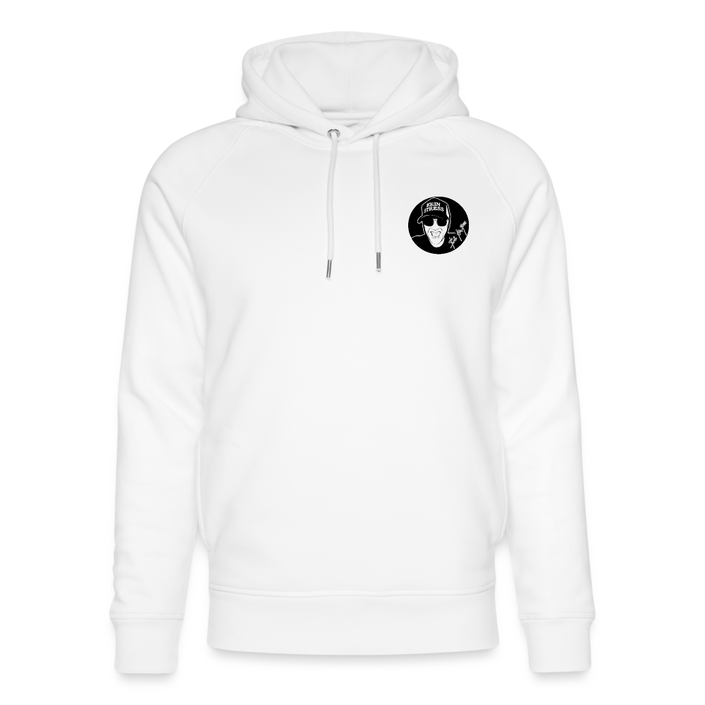 Boscho Kein Stress ® Unisex Bio-Hoodie - weiß