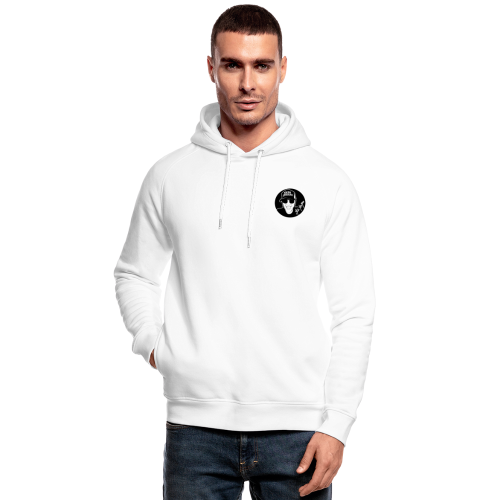 Boscho Kein Stress ® Unisex Bio-Hoodie - weiß