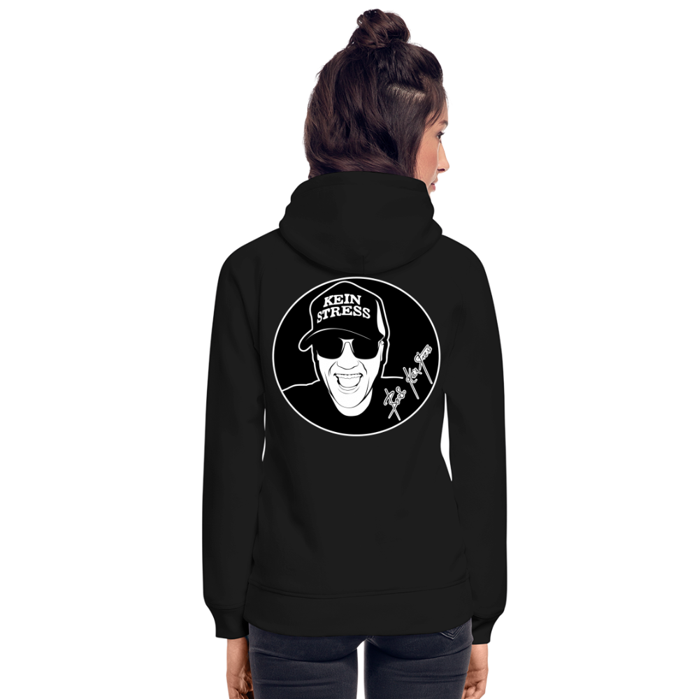 Boscho Kein Stress ® Unisex Bio-Hoodie - Schwarz