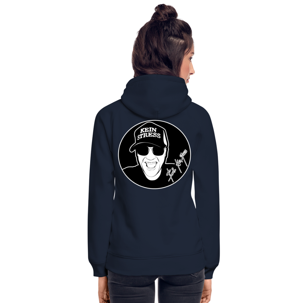 Boscho Kein Stress ® Unisex Bio-Hoodie - Navy