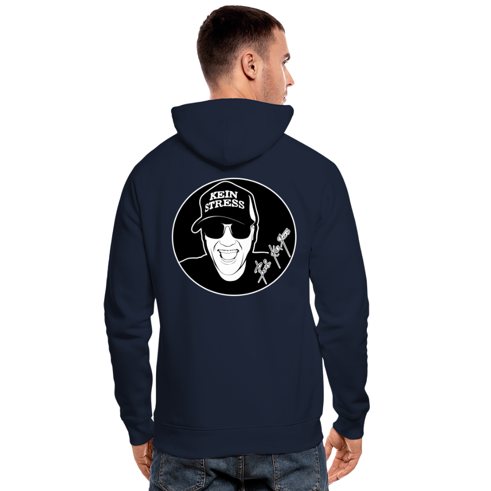 Boscho Kein Stress ® Unisex Bio-Hoodie - Navy