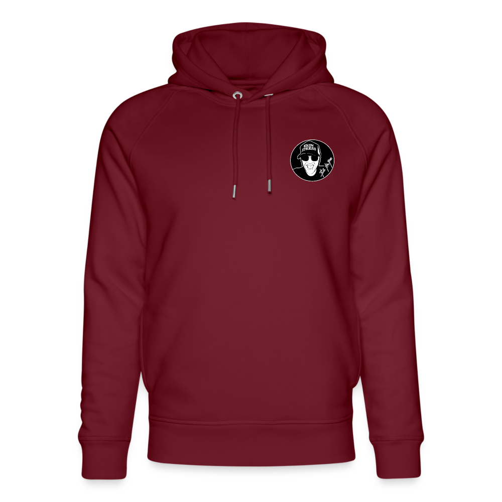 Boscho Kein Stress ® Unisex Bio-Hoodie - Burgunderrot