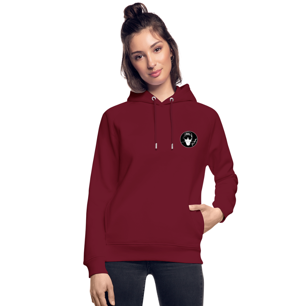 Boscho Kein Stress ® Unisex Bio-Hoodie - Burgunderrot