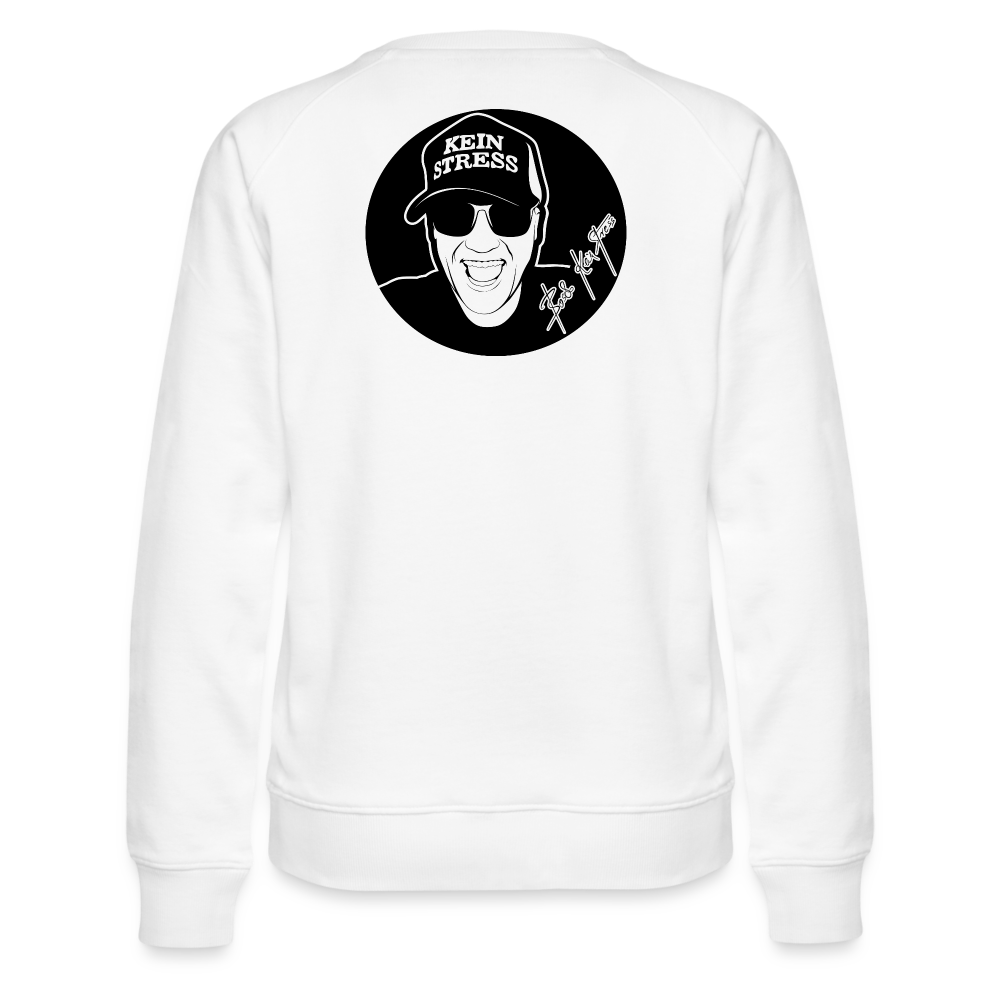 Boscho Kein Stress ® Frauen Premium Pullover - weiß