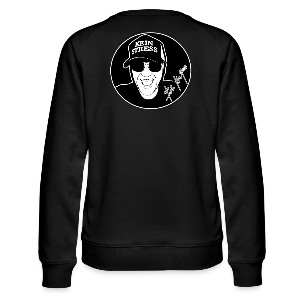 Boscho Kein Stress ® Frauen Premium Pullover - Schwarz