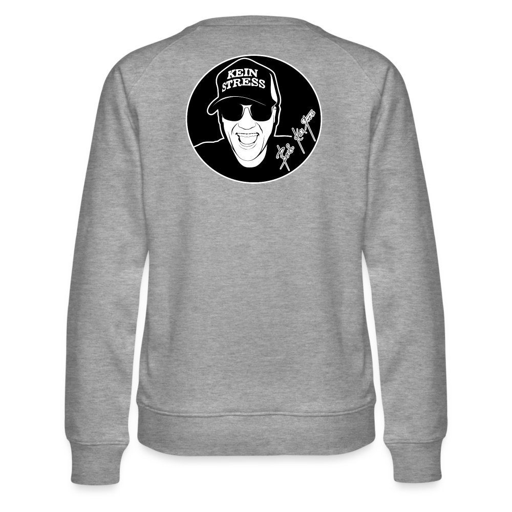 Boscho Kein Stress ® Frauen Premium Pullover - Grau meliert