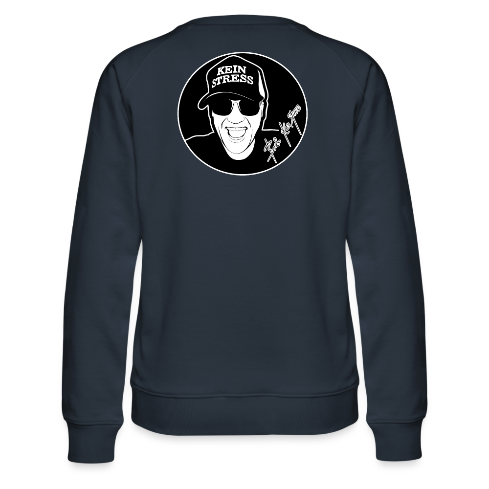 Boscho Kein Stress ® Frauen Premium Pullover - Navy