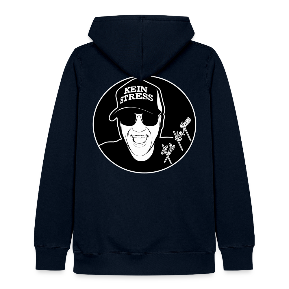 Boscho Kein Stress ® Frauen Kapuzen Sweater von Russell - Navy