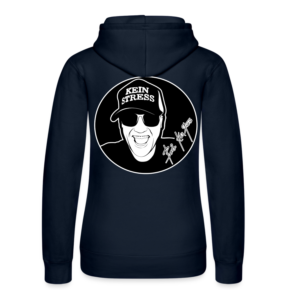 Boscho Kein Stress ® Frauen Kapuzen Sweater von Russell - Navy