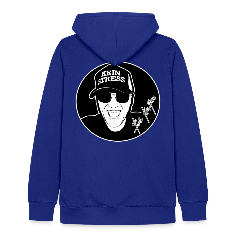 Boscho Kein Stress ® Frauen Kapuzen Sweater von Russell - Royalblau