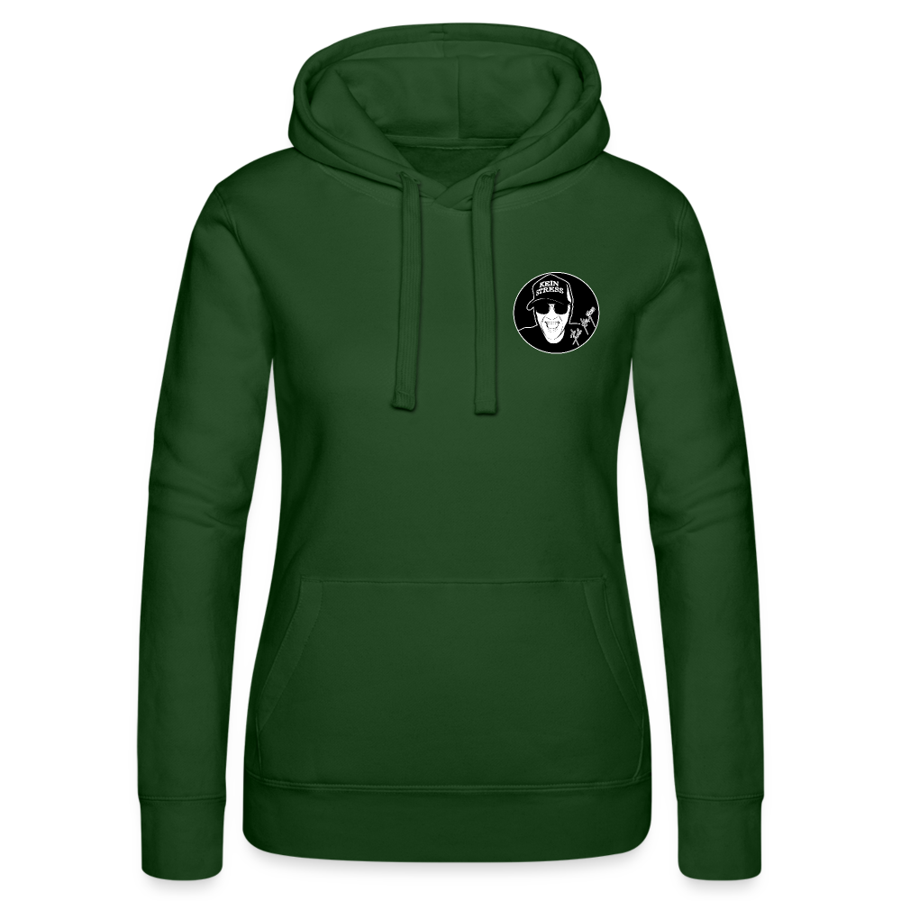 Boscho Kein Stress ® Frauen Kapuzen Sweater von Russell - Flaschengrün