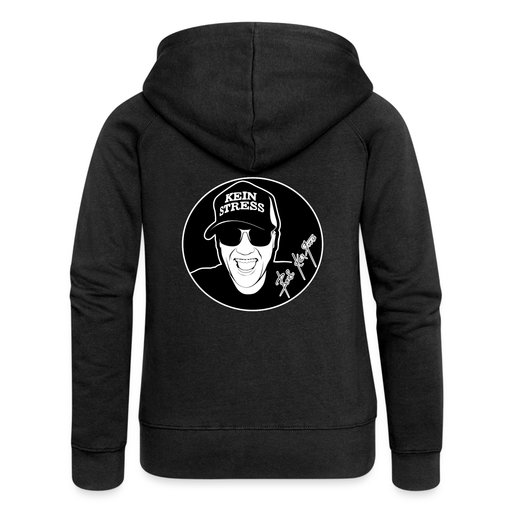 Boscho Kein Stress ® Frauen Premium Kapuzenjacke - Schwarz