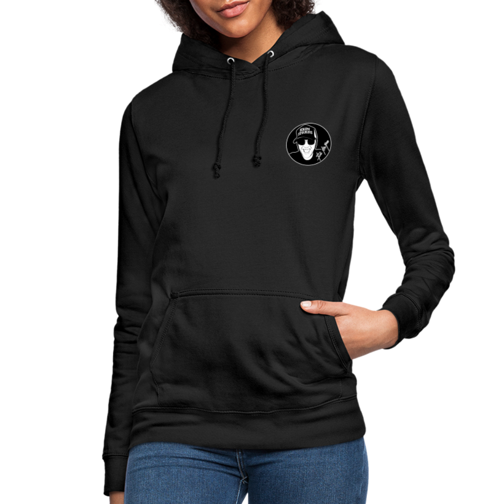 Boscho Kein Stress ® Frauen Hoodie - Schwarz