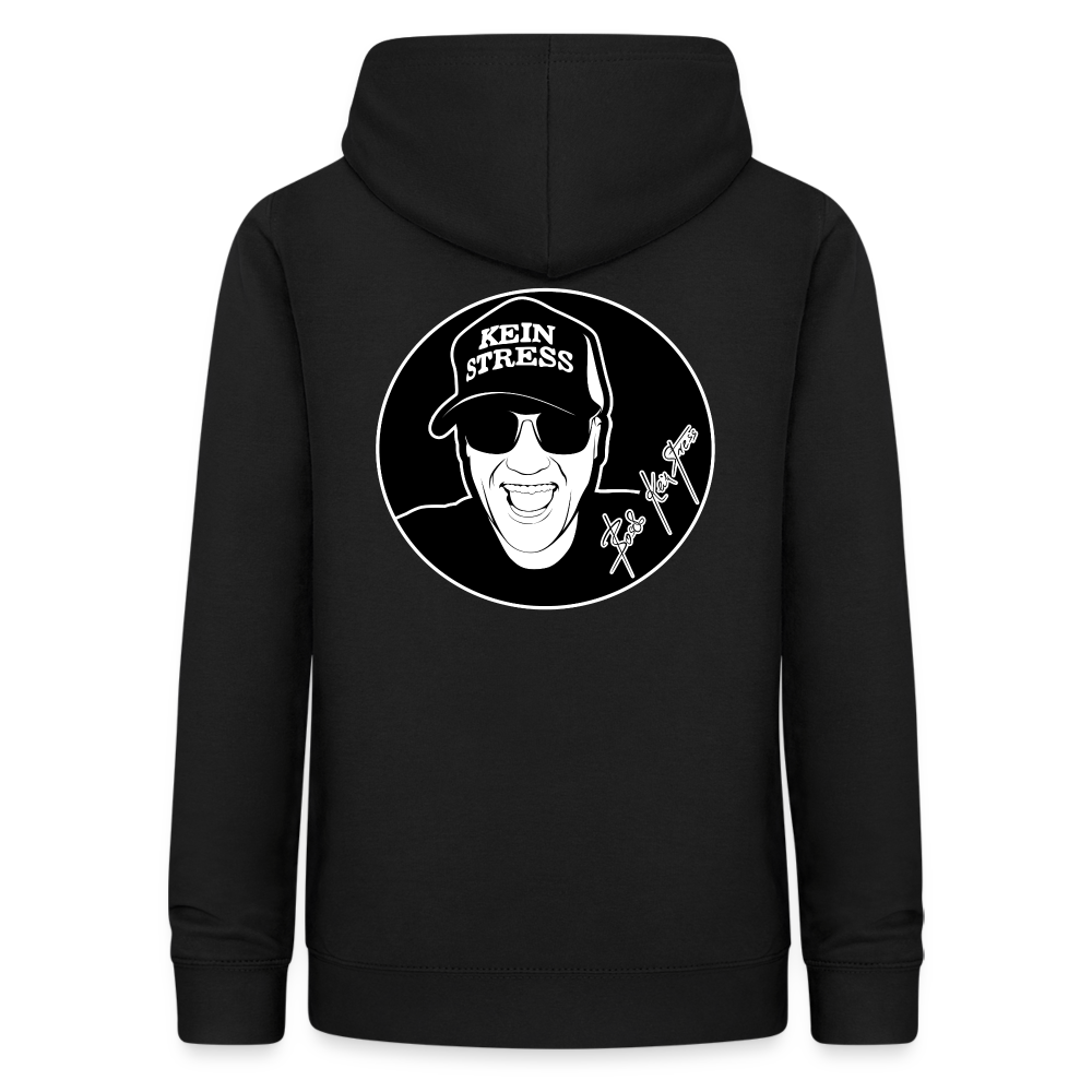 Boscho Kein Stress ® Frauen Hoodie - Schwarz