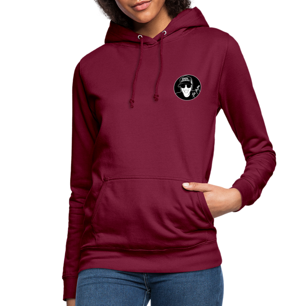 Boscho Kein Stress ® Frauen Hoodie - Bordeaux