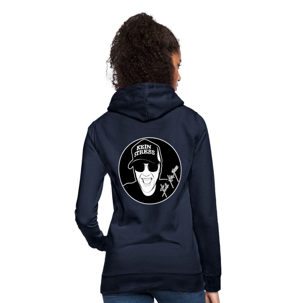 Boscho Kein Stress ® Frauen Hoodie - Navy