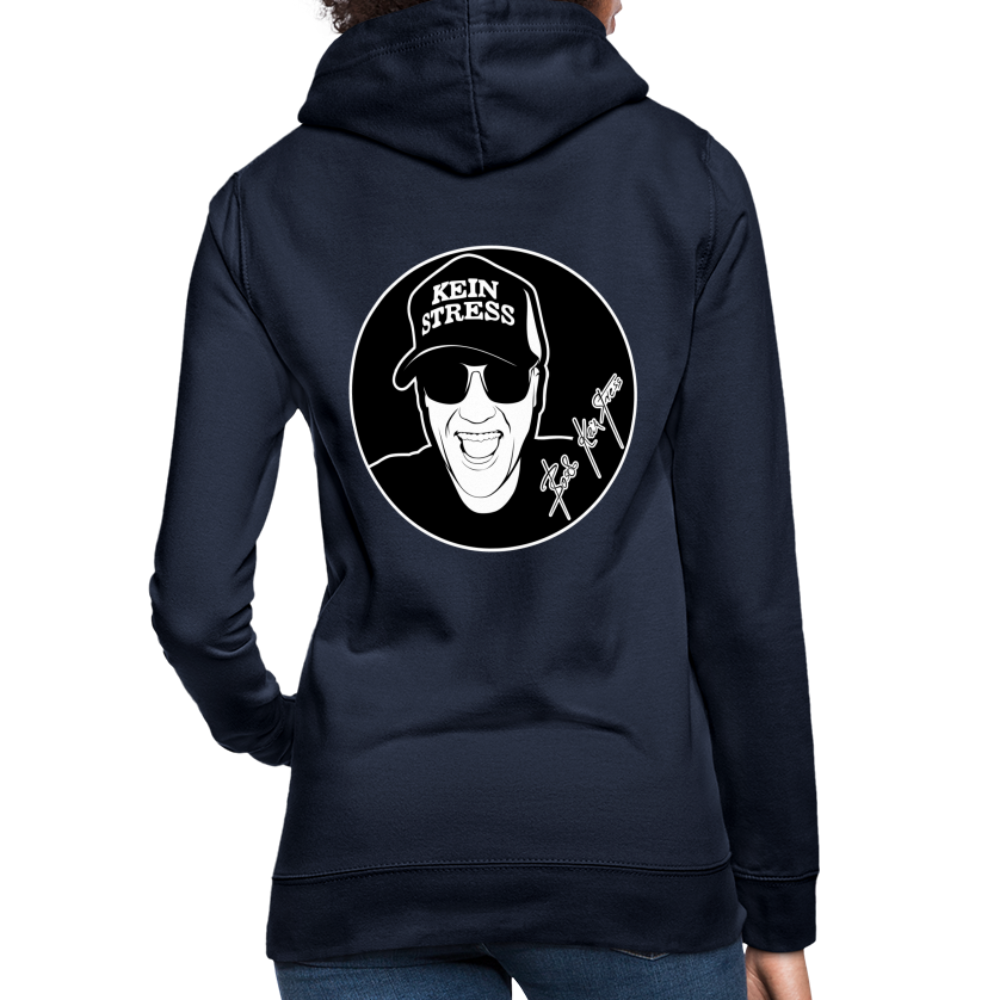 Boscho Kein Stress ® Frauen Hoodie - Navy
