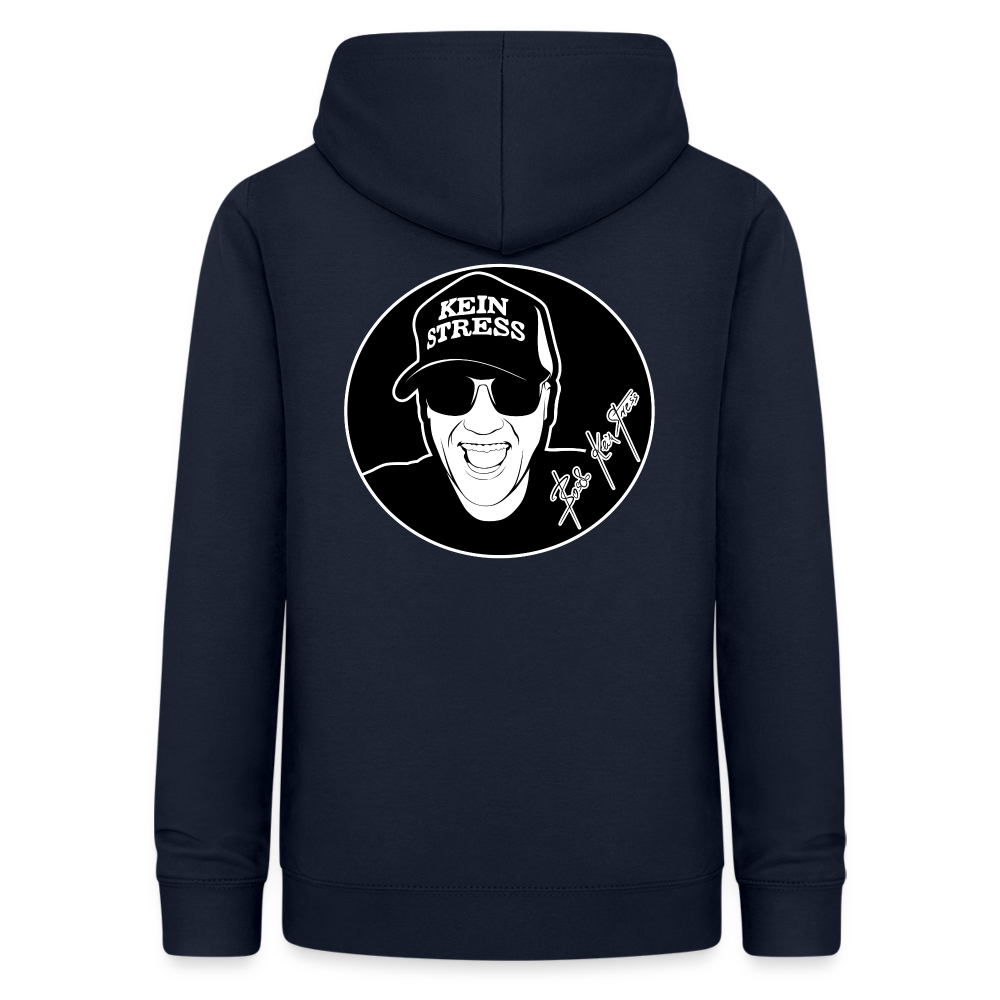 Boscho Kein Stress ® Frauen Hoodie - Navy