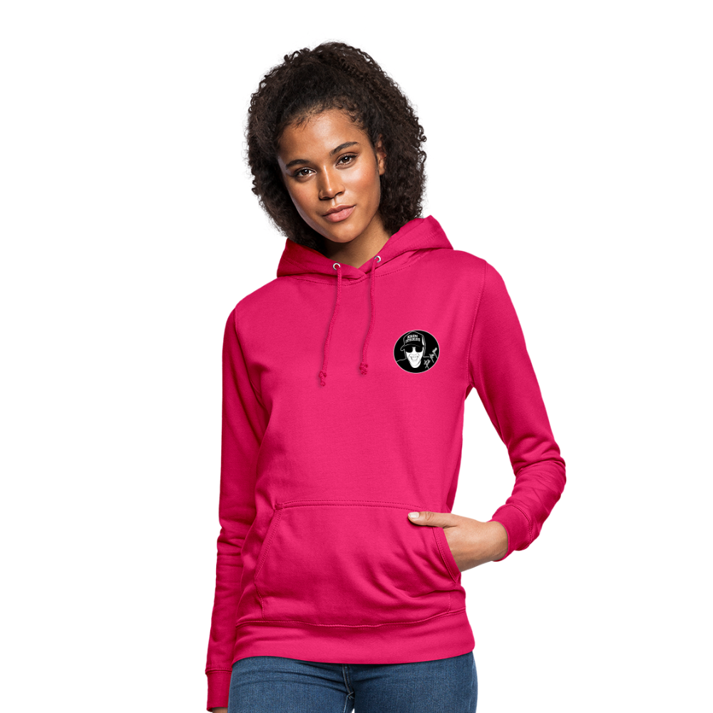 Boscho Kein Stress ® Frauen Hoodie - dunkles Pink