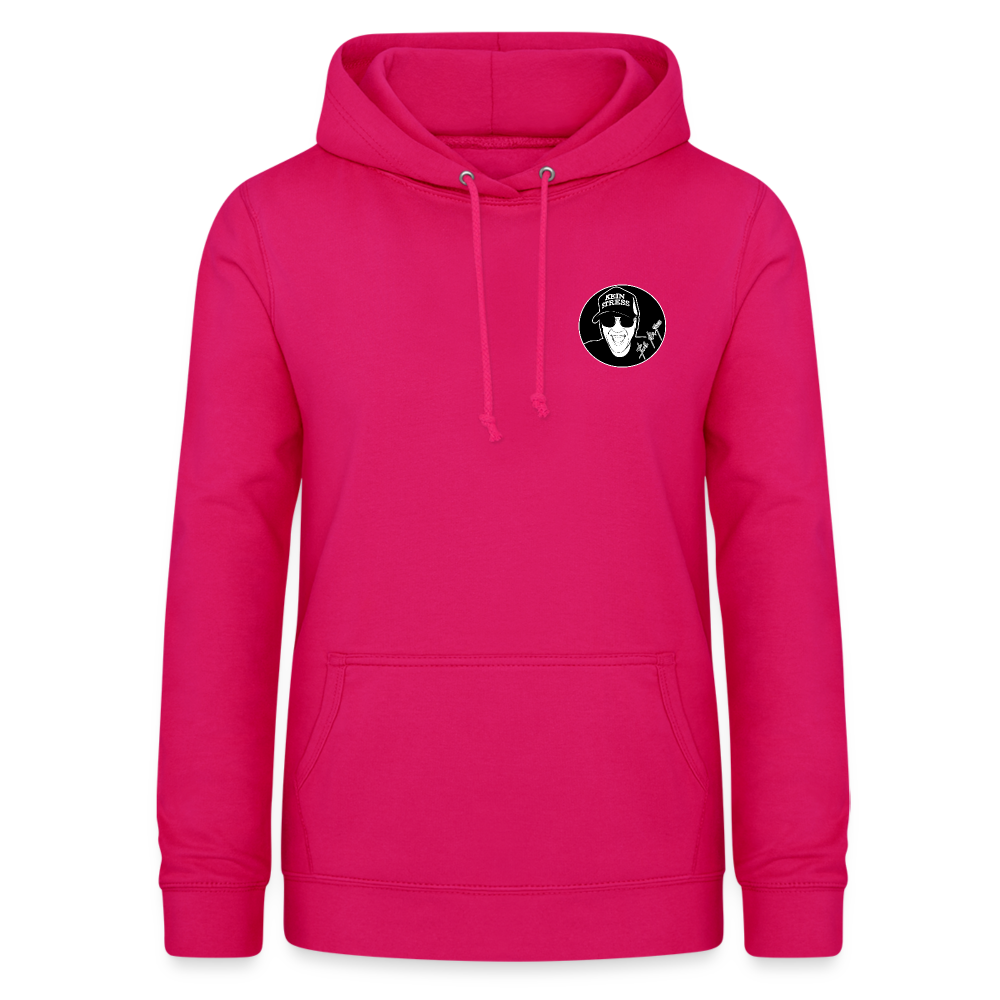 Boscho Kein Stress ® Frauen Hoodie - dunkles Pink