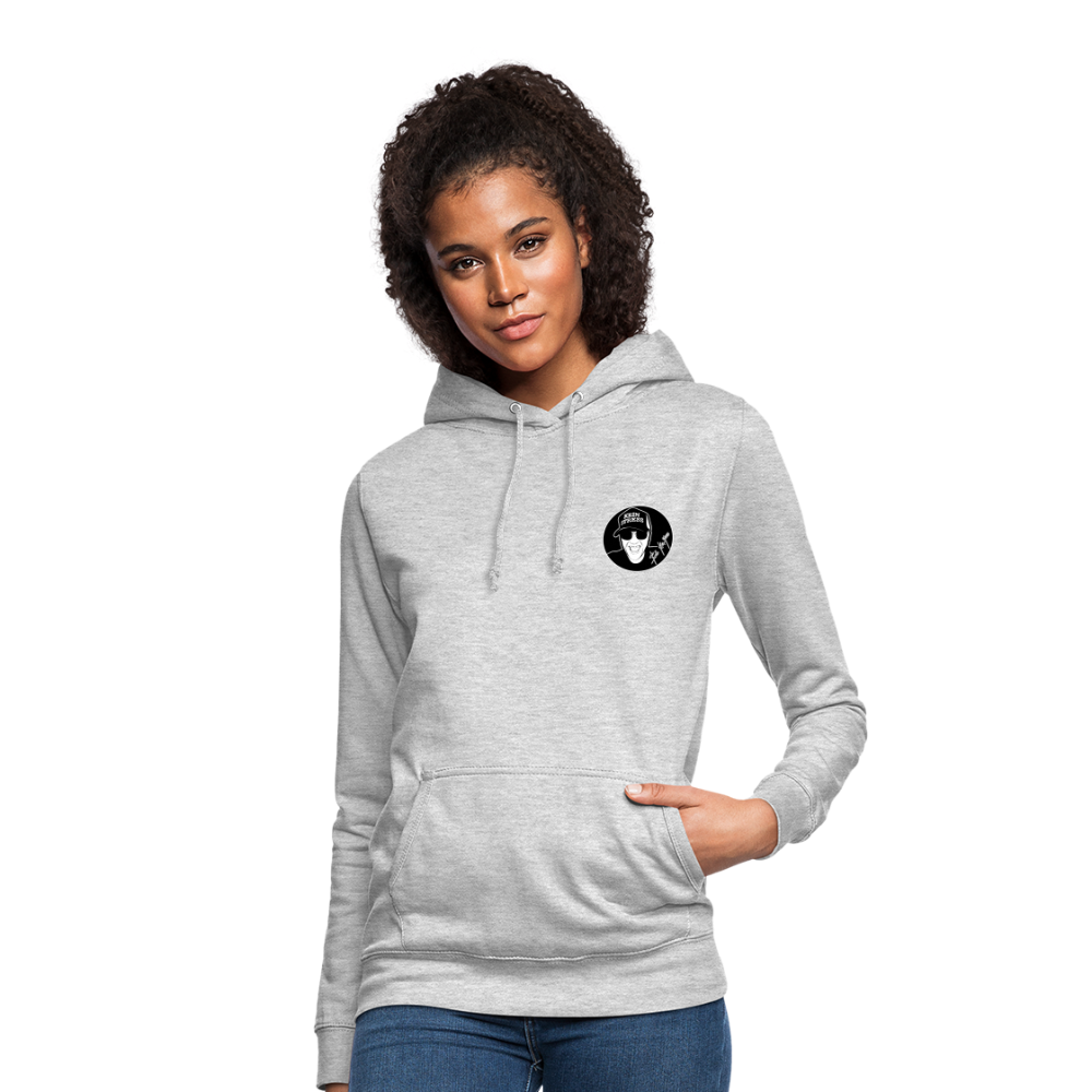 Boscho Kein Stress ® Frauen Hoodie - Hellgrau meliert