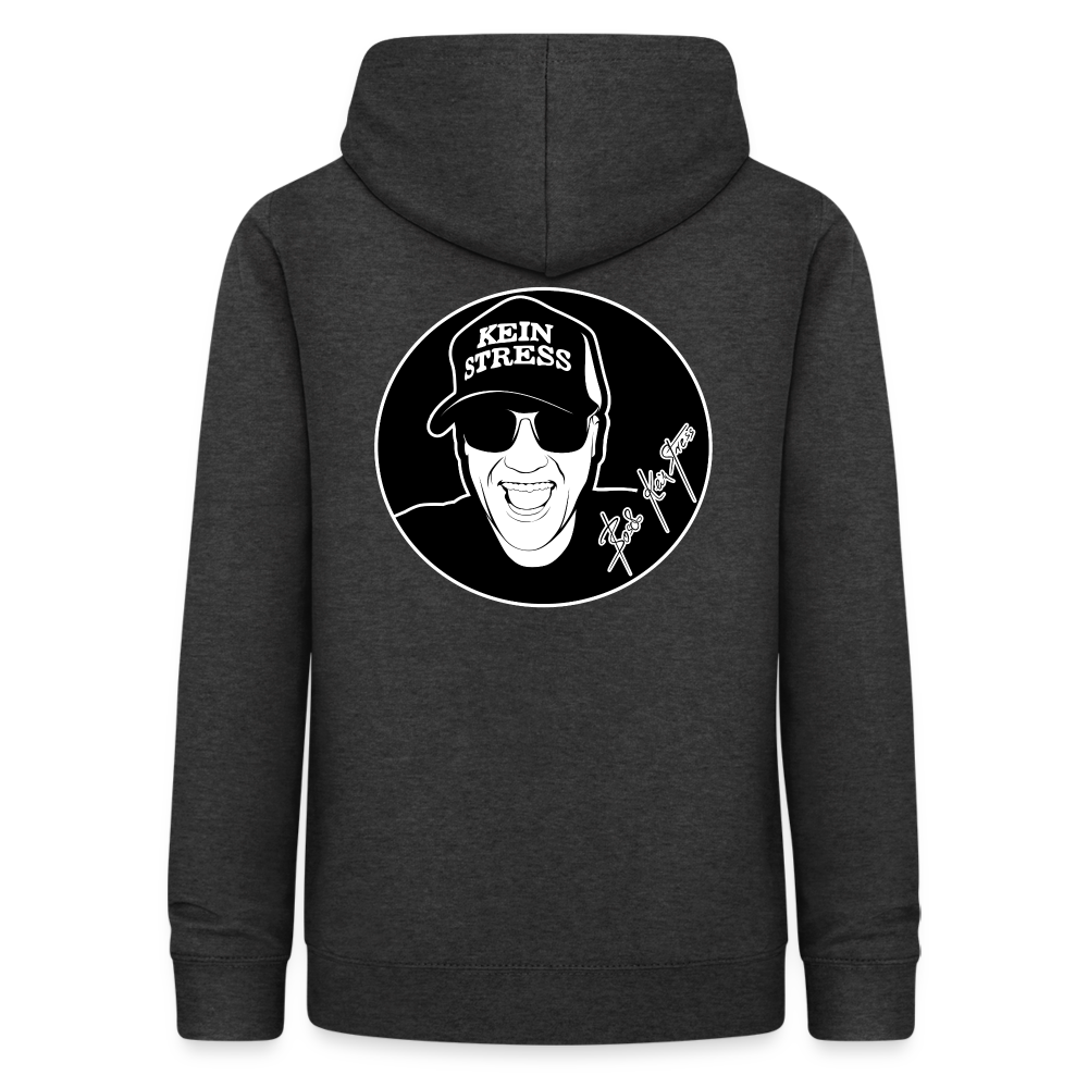 Boscho Kein Stress ® Frauen Hoodie - Anthrazit