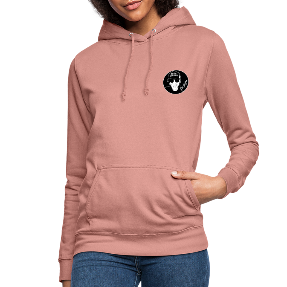 Boscho Kein Stress ® Frauen Hoodie - Altrosa