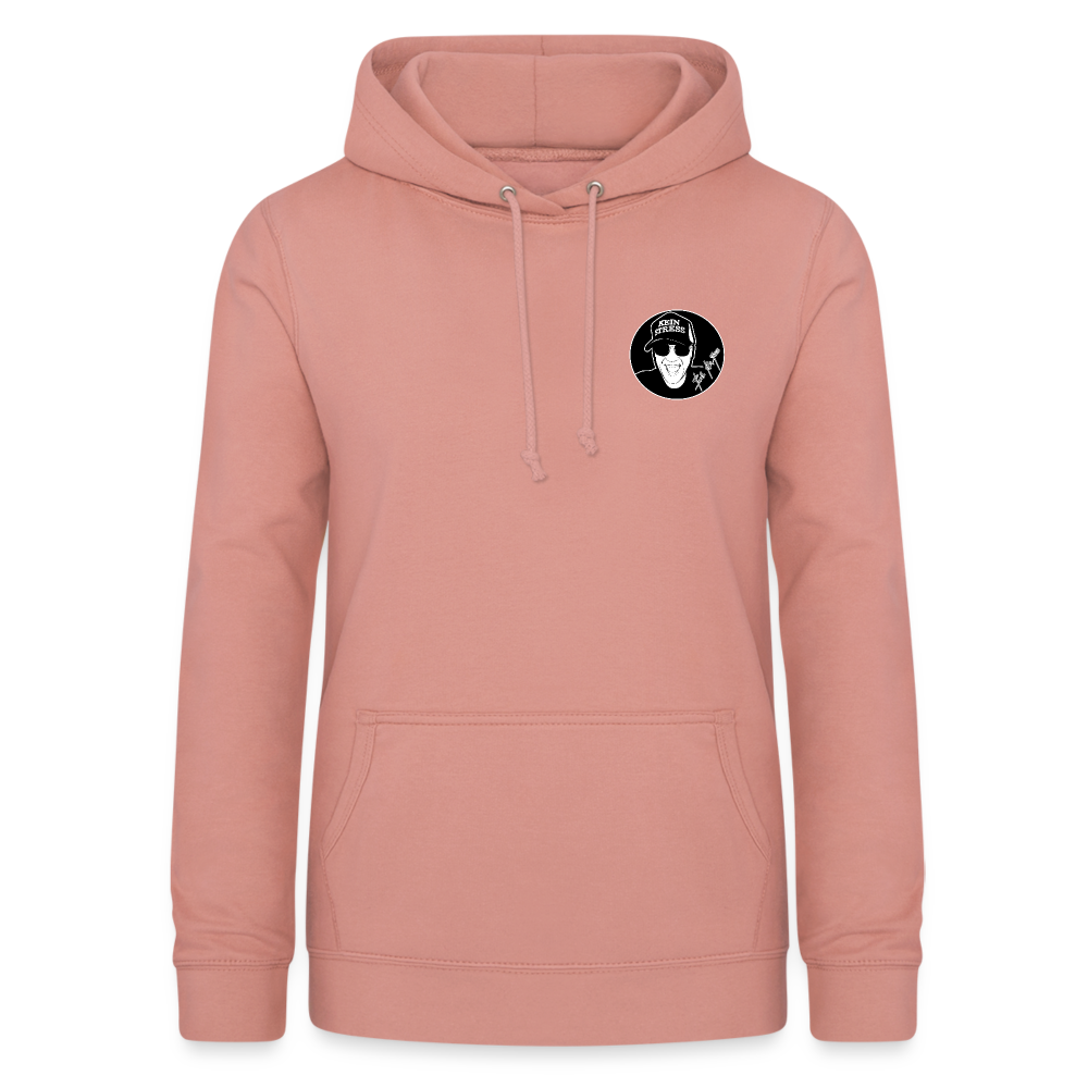 Boscho Kein Stress ® Frauen Hoodie - Altrosa