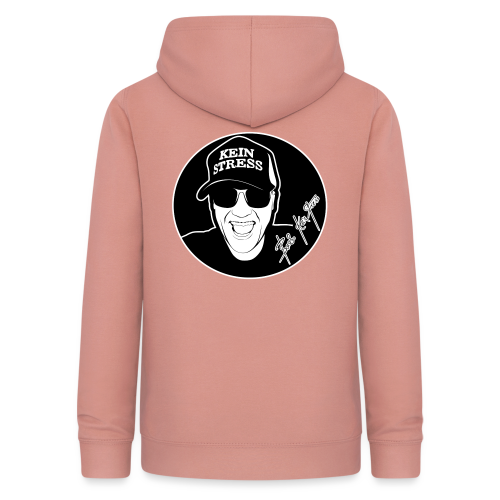 Boscho Kein Stress ® Frauen Hoodie - Altrosa