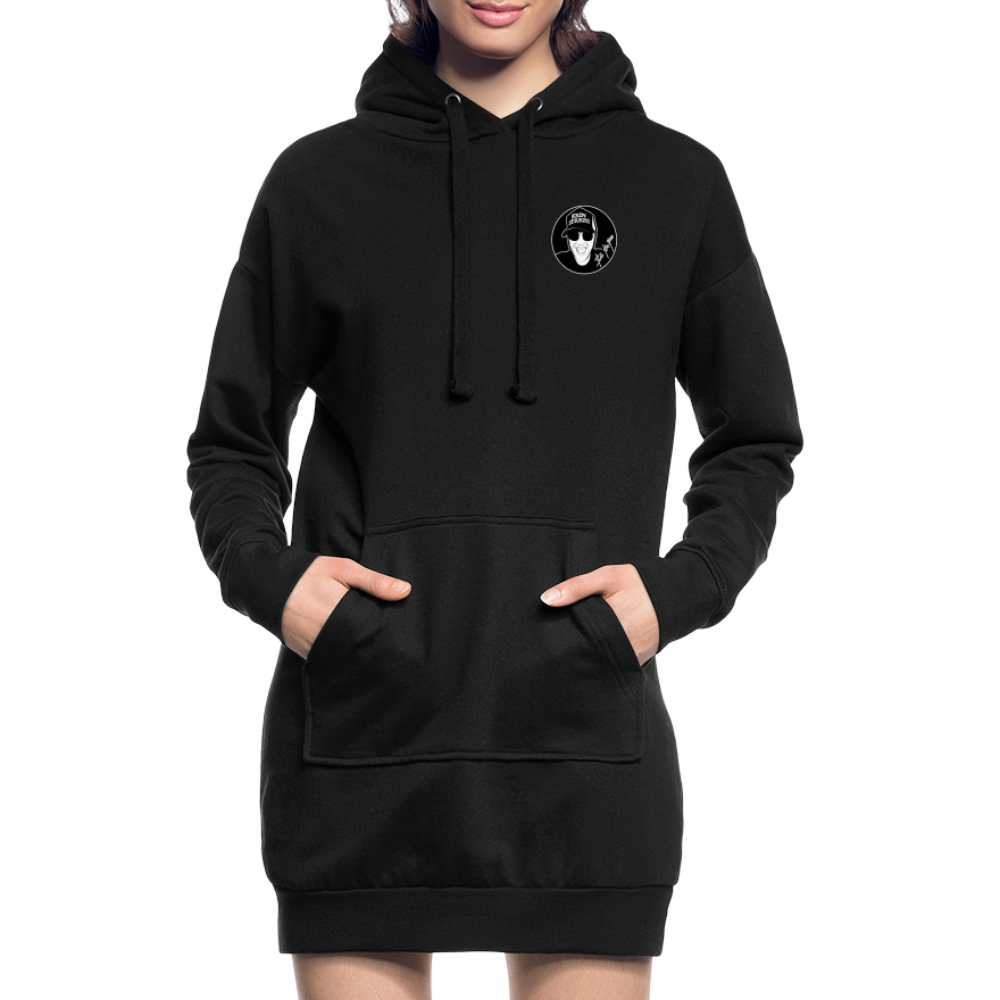 Boscho Kein Stress ® Hoodie-Kleid - Schwarz