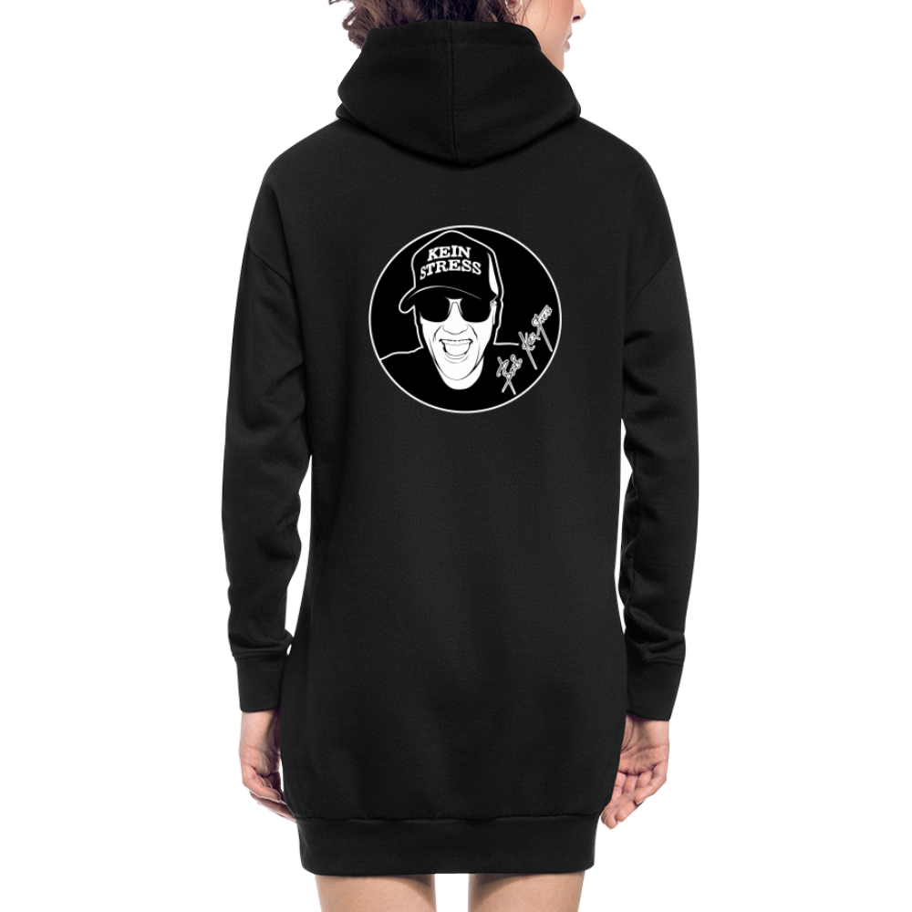 Boscho Kein Stress ® Hoodie-Kleid - Schwarz