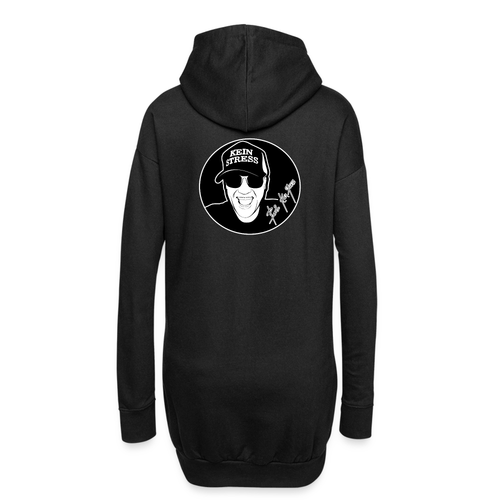 Boscho Kein Stress ® Hoodie-Kleid - Schwarz