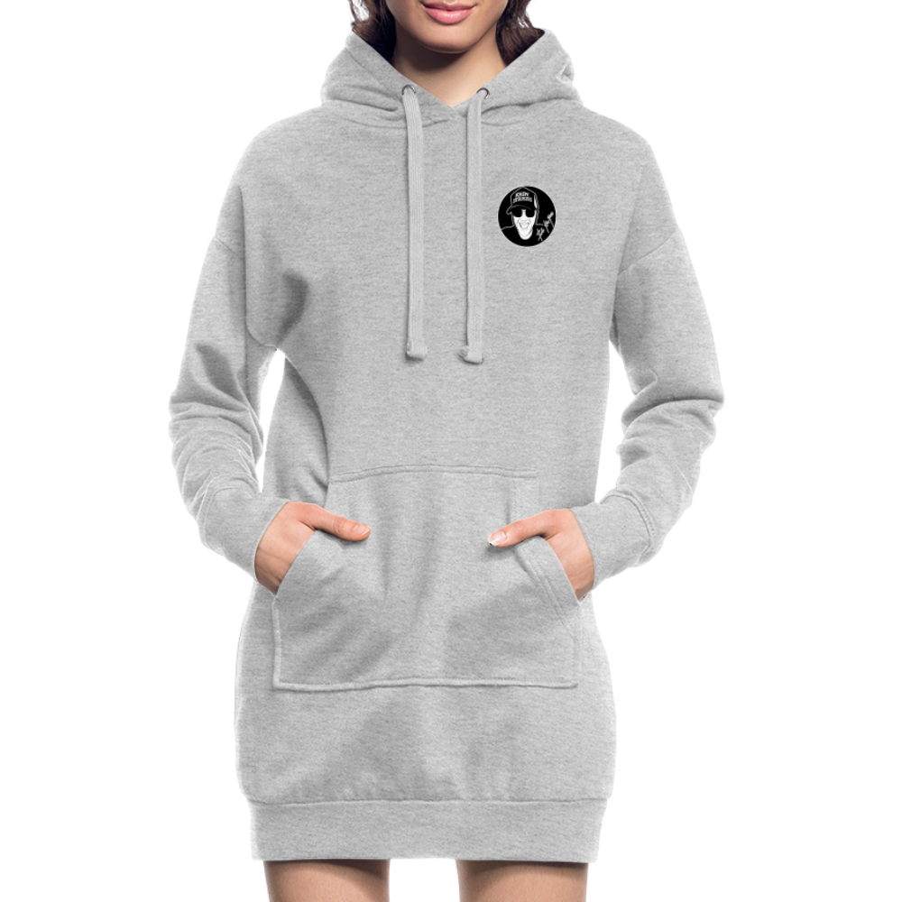 Boscho Kein Stress ® Hoodie-Kleid - Grau meliert
