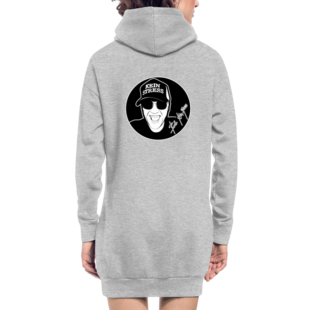 Boscho Kein Stress ® Hoodie-Kleid - Grau meliert