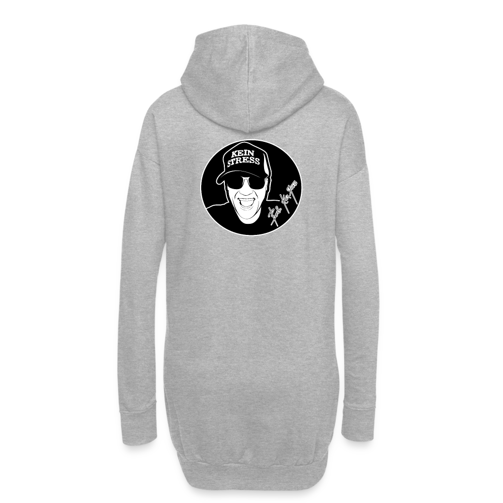 Boscho Kein Stress ® Hoodie-Kleid - Grau meliert